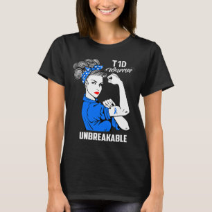 1型糖尿病認識度1型糖尿病ギフト Tシャツ
