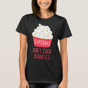 1型糖尿病認識度-おもしろい1型糖尿病 Tシャツ