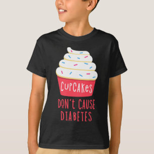 1型糖尿病認識度-おもしろい1型糖尿病 Tシャツ
