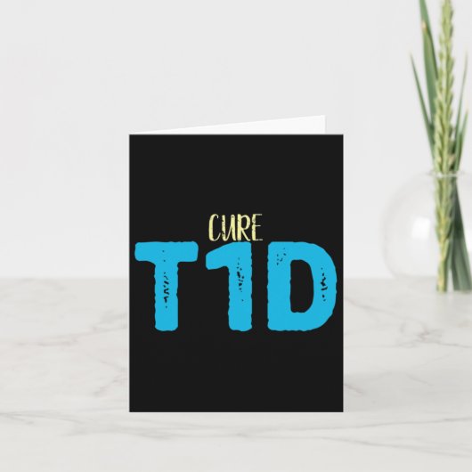 1型糖尿病認識度- Cure Tid糖尿病 カード (正面)
