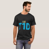 1型糖尿病認識度- TID糖尿病の治療 Tシャツ (正面フル)