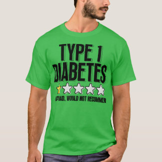 1型糖尿病1 Tシャツ
