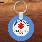 1型糖尿病 キーホルダー (正面)