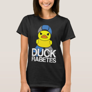 1型糖尿病 T1d アヒル ファイアベティス 糖尿病啓発活動用 Tシャツ