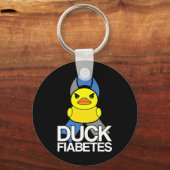 1型糖尿病T1Dアヒル糖尿病Awa キーホルダー (正面)