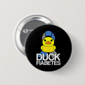 1型糖尿病T1Dアヒル糖尿病Awa 缶バッジ (正面&裏面)