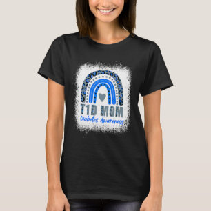 1型糖尿病T1dママ糖尿病認識度ヒョウ Tシャツ