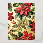 1大きい縦型フォトポイント設定金ゴールド 箔シーズンカード (正面)