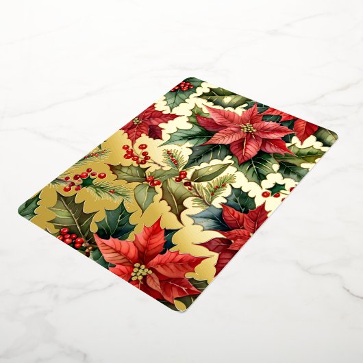 1大きい縦型フォトポイント設定金ゴールド 箔シーズンカード (回転した状態)