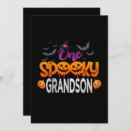 1孫不気味家族マッチングのハロウィーン費用 シーズンカード (正面/裏面)