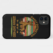 1容易にドイツの羊飼いに気を散らす Case-Mate iPhoneケース (裏面(横))