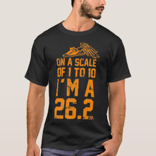 1対10のクロスカントリーマラソンのスケールで Tシャツ