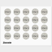 1対2 ラウンドシール (シート)