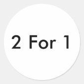 1対2 ラウンドシール (正面)