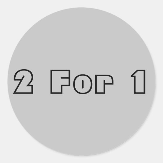 1対2 ラウンドシール (正面)