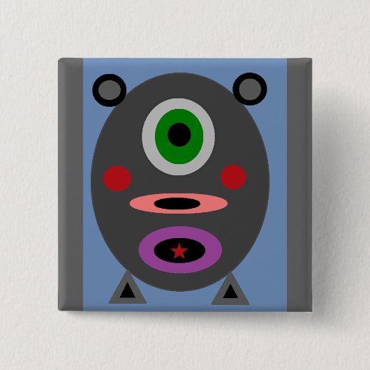 1小さい豚のよう 缶バッジ (正面)