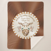 1年おきパーソナライズされたの贈り物 シェルパブランケット (正面)