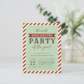 1年で最も素晴らしいパーティー招待状 インビテーションポストカード (スタンド正面)