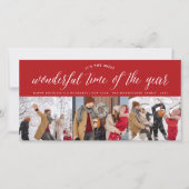 1年で最も素晴らしい時間ミニマリスト3写真 シーズンカード (正面)