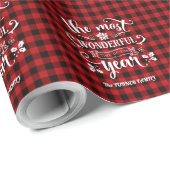 1年で最も素晴らしい時間レッドバッファロー ラッピングペーパー (ロールコーナー)