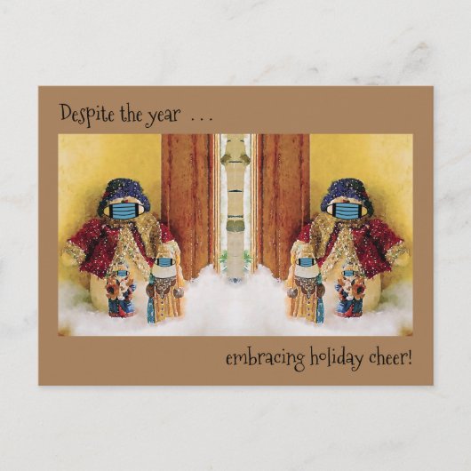 1年に受け入れる休日応援はがき ポストカード (正面)