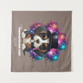 1年のウーフ！ タペストリー (正面(横))