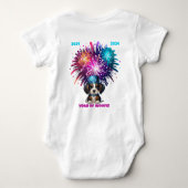 1年のウーフ！ ベビーボディスーツ (裏面)