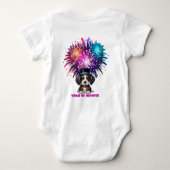 1年のウーフ！ ベビーボディスーツ (裏面)