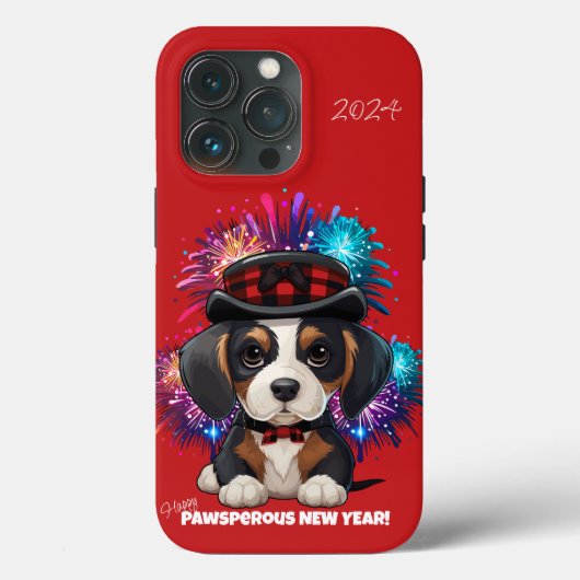 1年のウーフ! Case-Mate iPhoneケース (裏面)