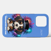 1年のウーフ! Case-Mate iPhoneケース (裏面 (横))