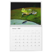 1年のカエル2 カレンダー (1月 2027)