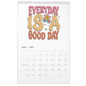 1年のカラフルインスピレーション カレンダー (3月 2027)