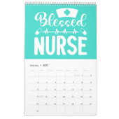 1年のナース カレンダー (1月 2027)