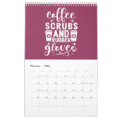 1年のナース カレンダー (2月 2026)