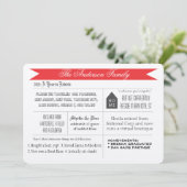 1年のレビュー休暇クリスマスフォトカード シーズンカード (スタンド正面)