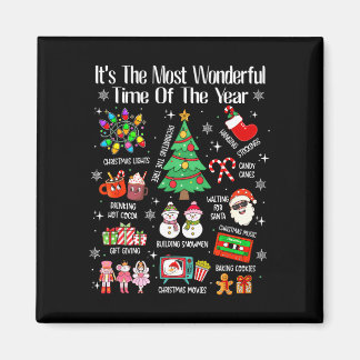 1年の中で最も素晴らしいクリスマスの時期 マグネット