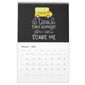 1年の先生動機 カレンダー (2月 2026)