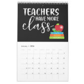 1年の先生動機 カレンダー (1月 2026)