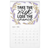 1年の前向き毒 カレンダー (3月 2026)