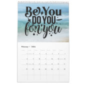 1年の前向き毒 カレンダー (2月 2026)