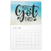 1年の前向き毒 カレンダー (1月 2026)