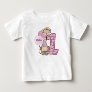 1年の古い誕生日のTシャツのCJ蘭style#2 ベビーTシャツ