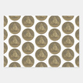 1年の地金回復記念コイン ラッピングペーパーシート (正面3)