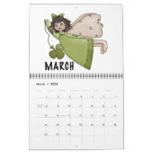 1年の天使 カレンダー (3月 2026)