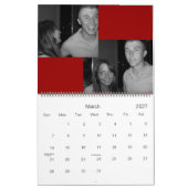 1年の思い出… カレンダー (3月 2027)