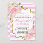 1年の招待状 招待状 (正面/裏面)