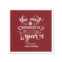 1年の最も素晴らしい時間をシックにモノグラム