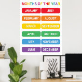 1年の月たち ポスター (ホームオフィス)