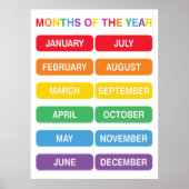 1年の月 ポスター (正面)