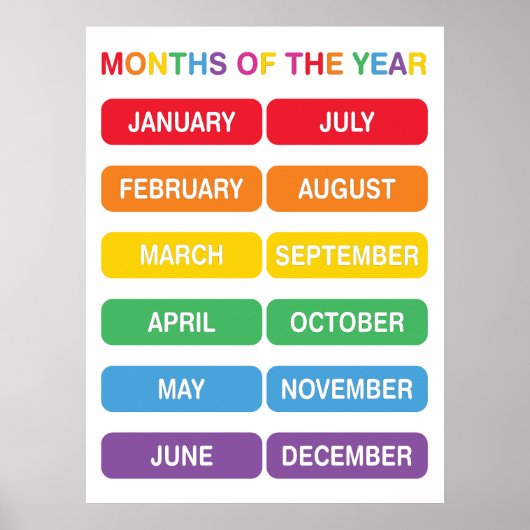 1年の月 ポスター (正面)